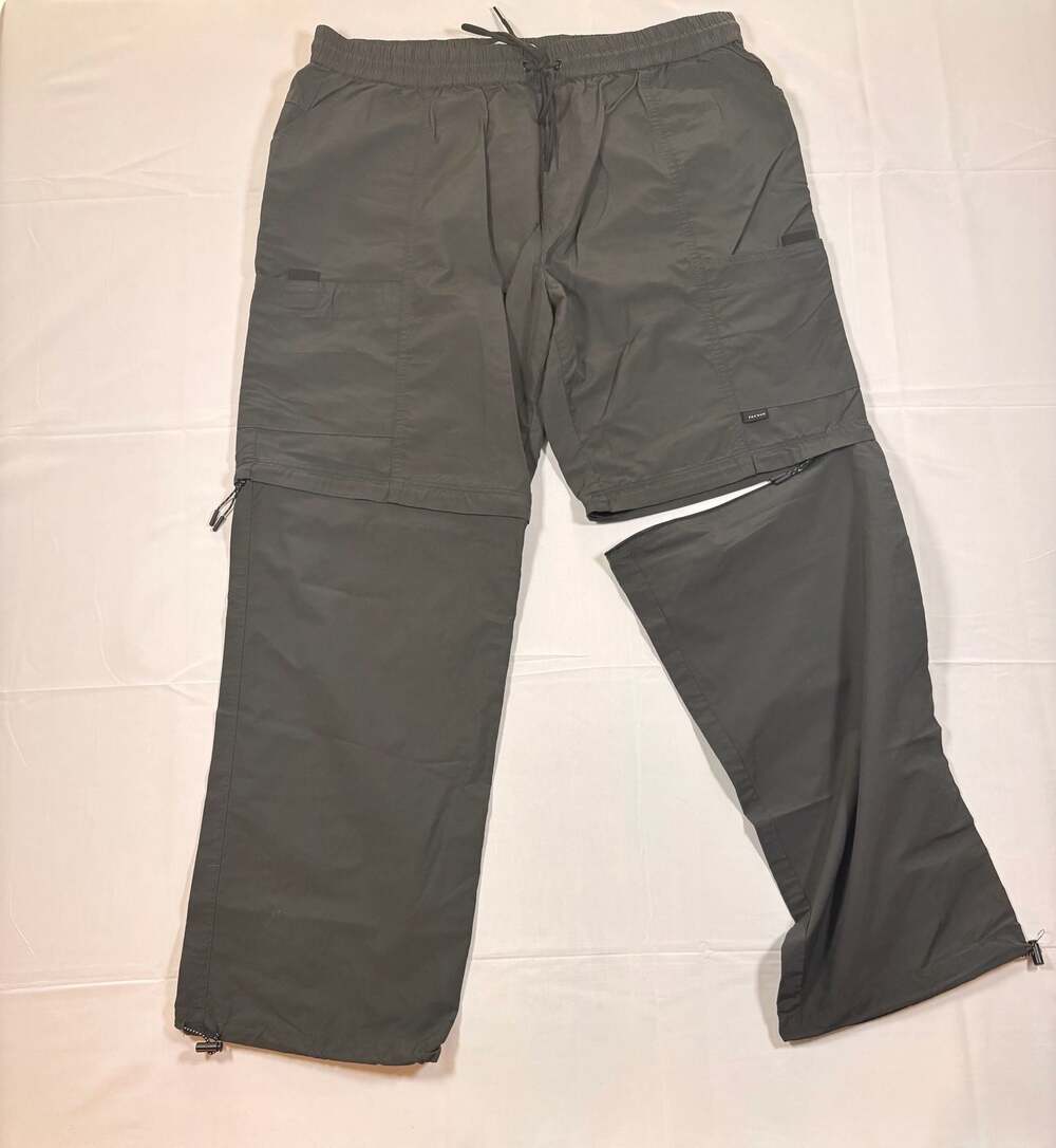 PacSun Baggy Nylon Convertible Zip-Off Cargo Pants Large